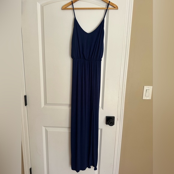 Watch the Sunset Navy Blue Maxi Dress size XS - hemmed - Picture 6 of 6